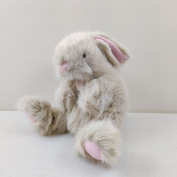 North American Bear Company Rabbit Puppet Stuffed Animal Plush Toy Vintage - Picture 1 of 13